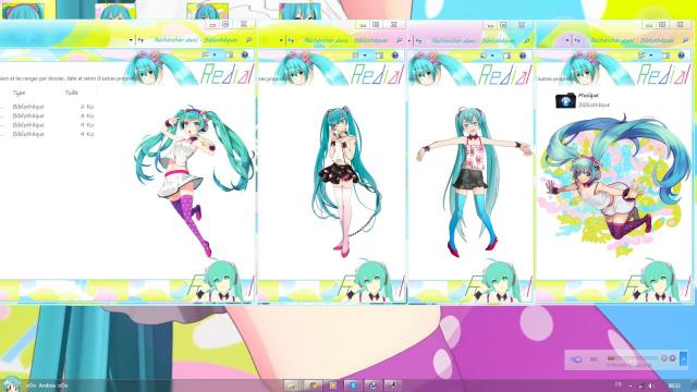 win7主题 电脑主题 萌娘资源 初音 miku Re:Dial