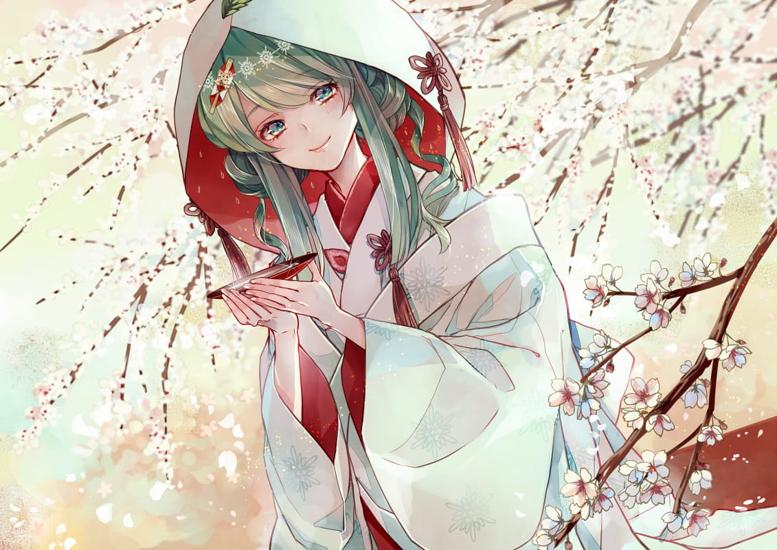 初音未来，白无垢，miku 