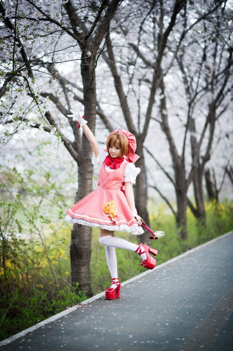 cos cosplay 木之本樱 萌娘 小樱 魔卡少女樱