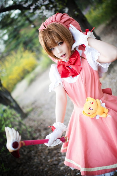 cos cosplay 木之本樱 萌娘 小樱 魔卡少女樱