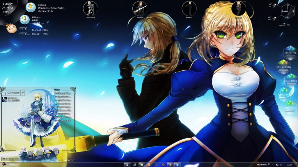 【win7主题】Fate Zero V2 by andrea_37