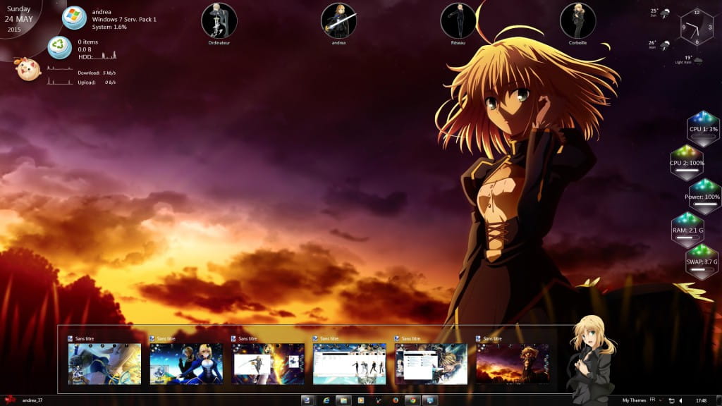 【win7主题】Fate Zero V2 by andrea_37