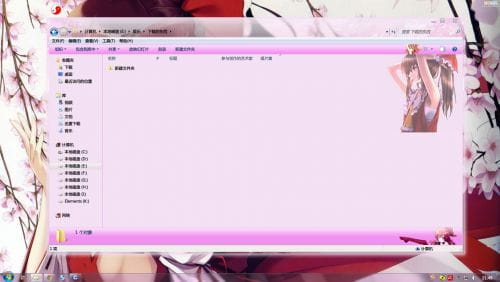 win7主题 电脑主题 萌娘资源 东方project 灵梦